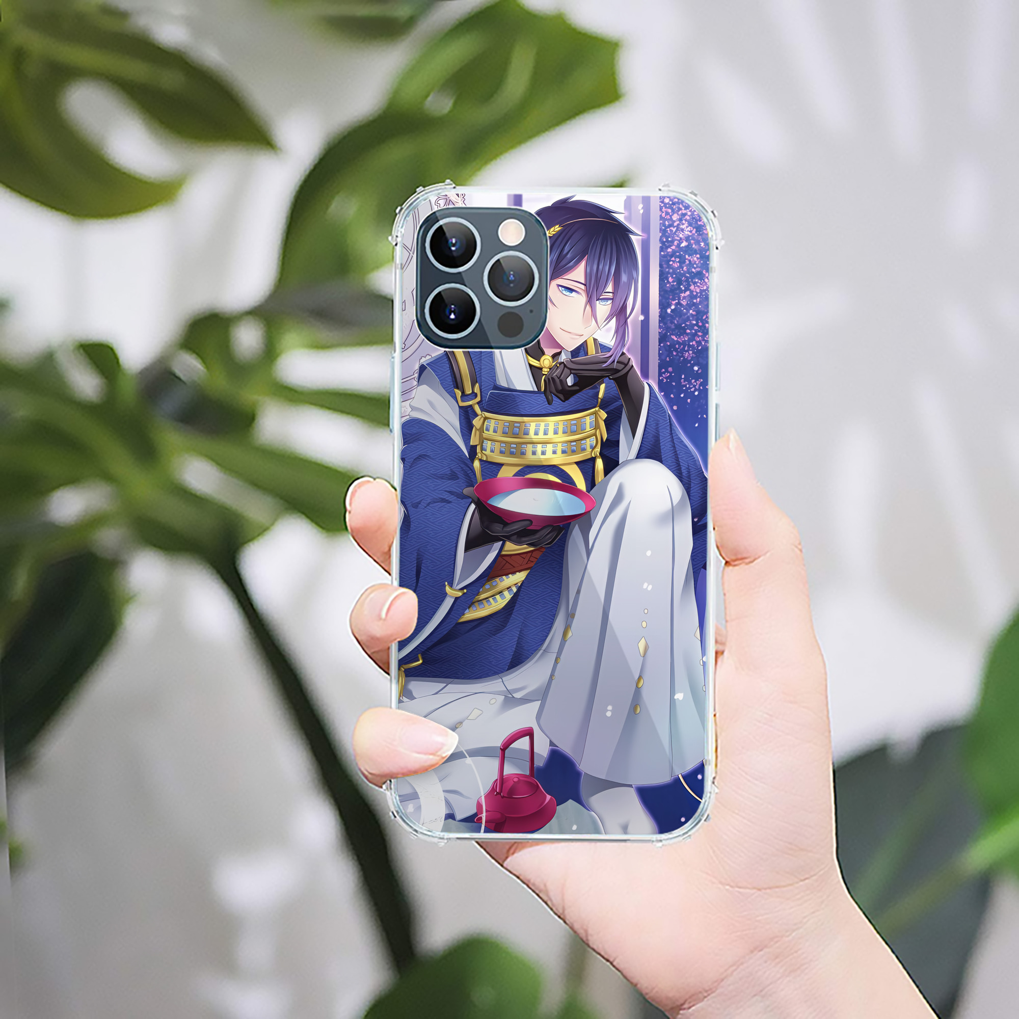 （画像用） 刀剣乱舞 Touken Ranbu 【iPhone 12シリーズ対応】透明スマホケース（クリアソフトケース）
